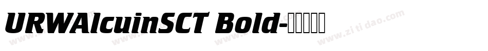 URWAlcuinSCT Bold字体转换